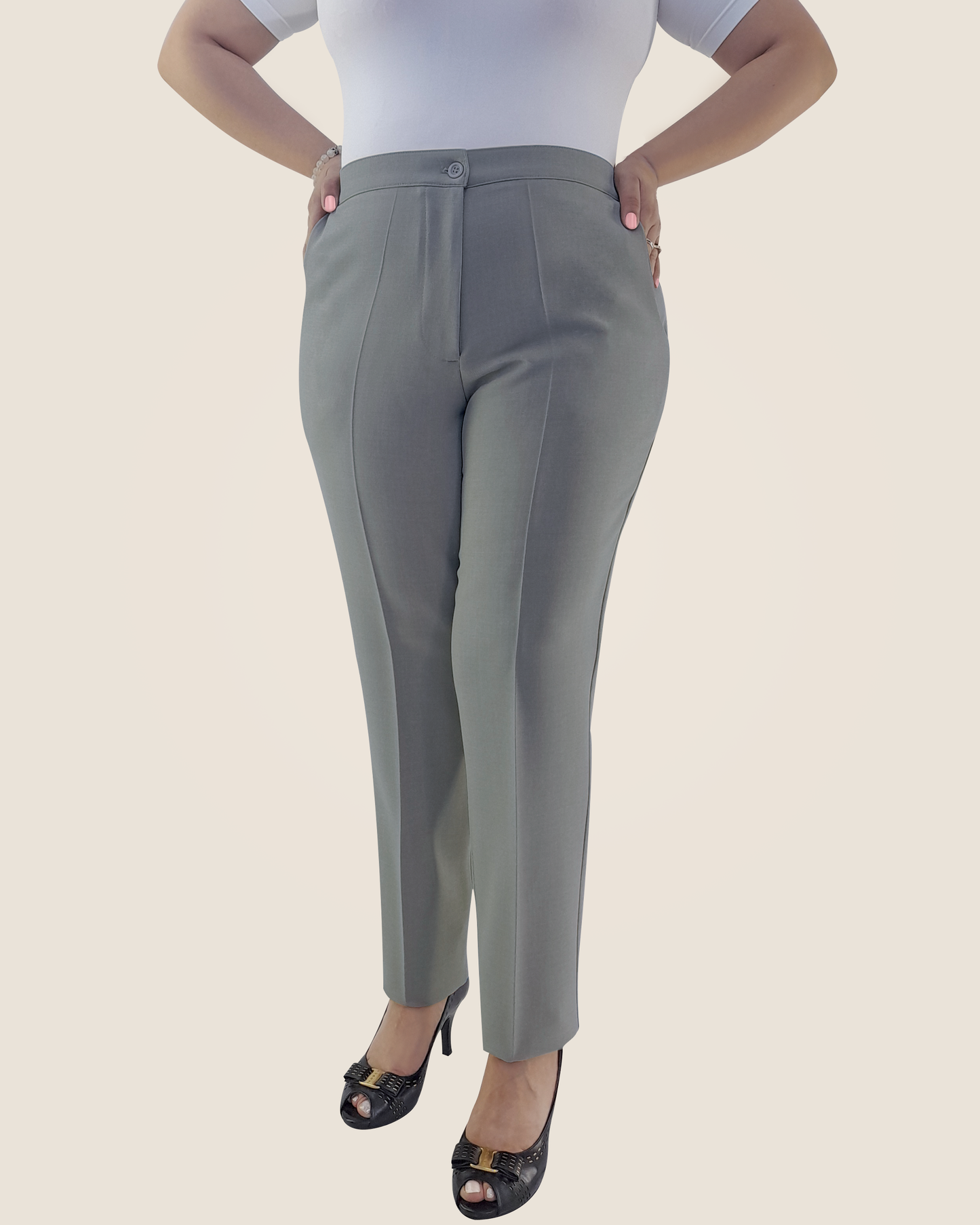 Pantalón con pretina y bolsas Delanteras mod. 112