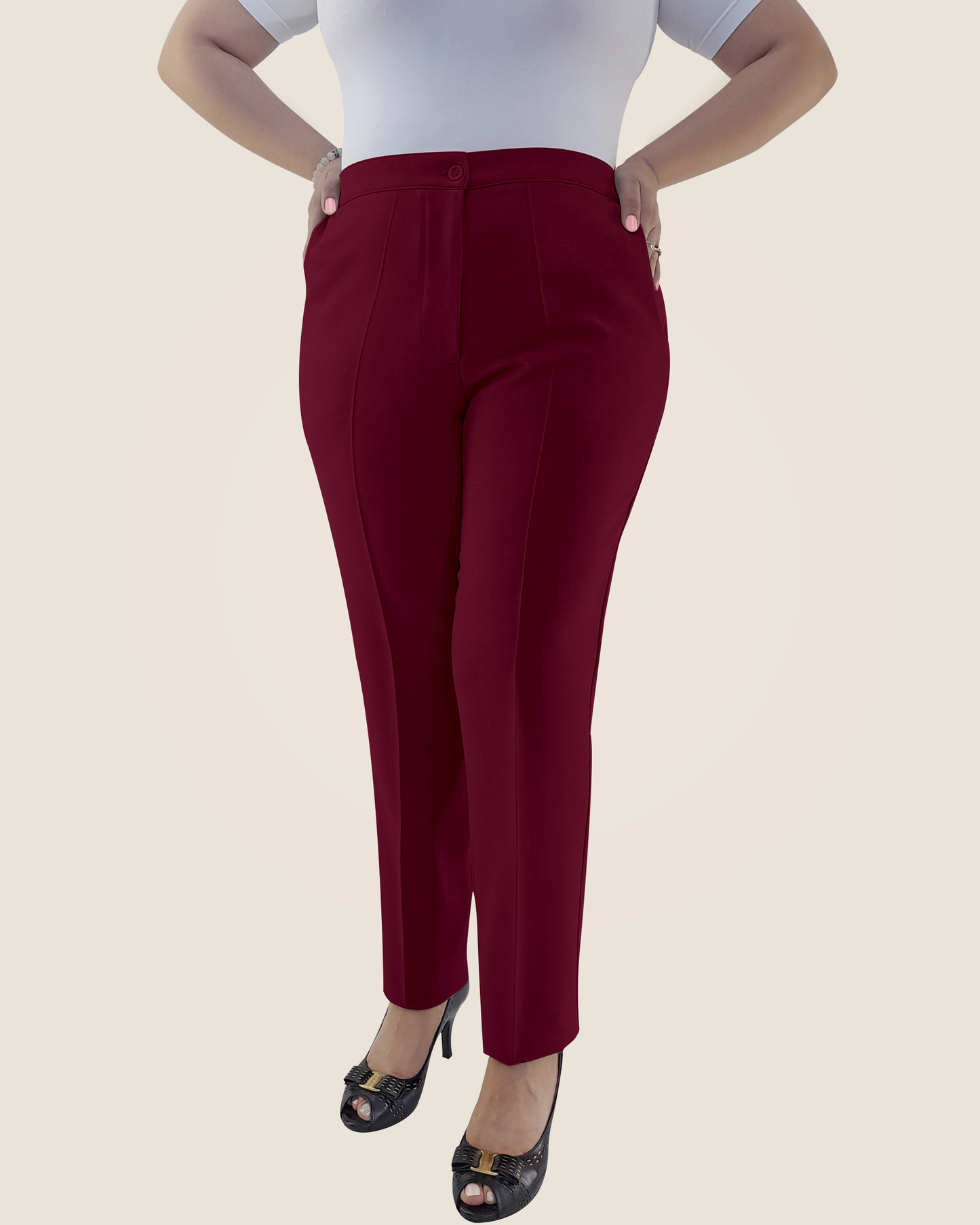 Pantalón con pretina y bolsas Delanteras mod. 112