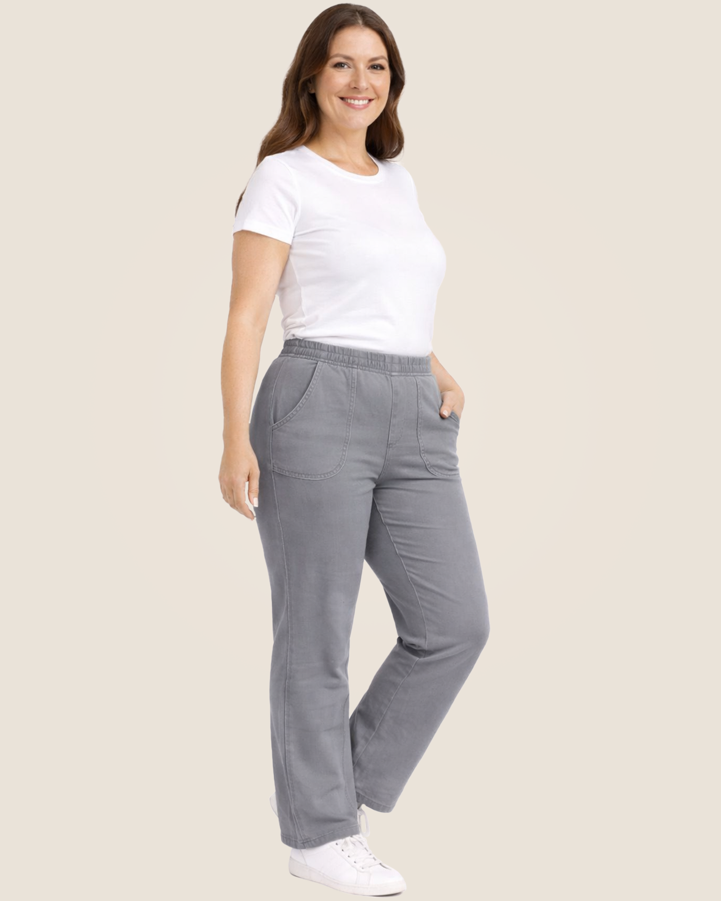 Pantalón de Gabardina Algodón Stretch  Mod. 181