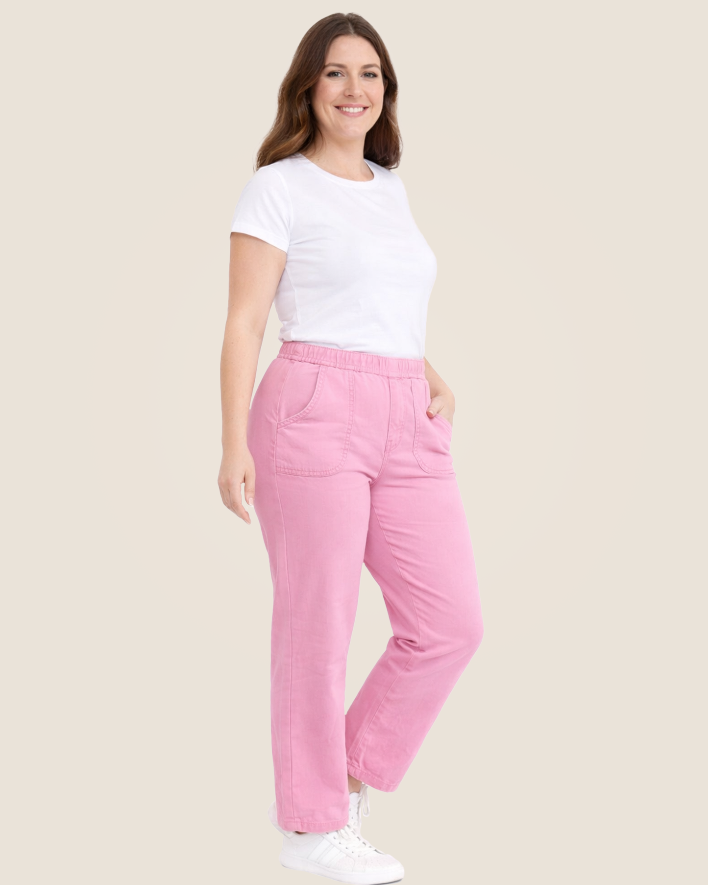 Pantalón de Gabardina Algodón Stretch  Mod. 181
