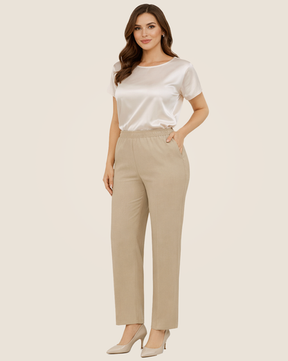 Pantalón de Vestir con resorte en cintura mod. 111