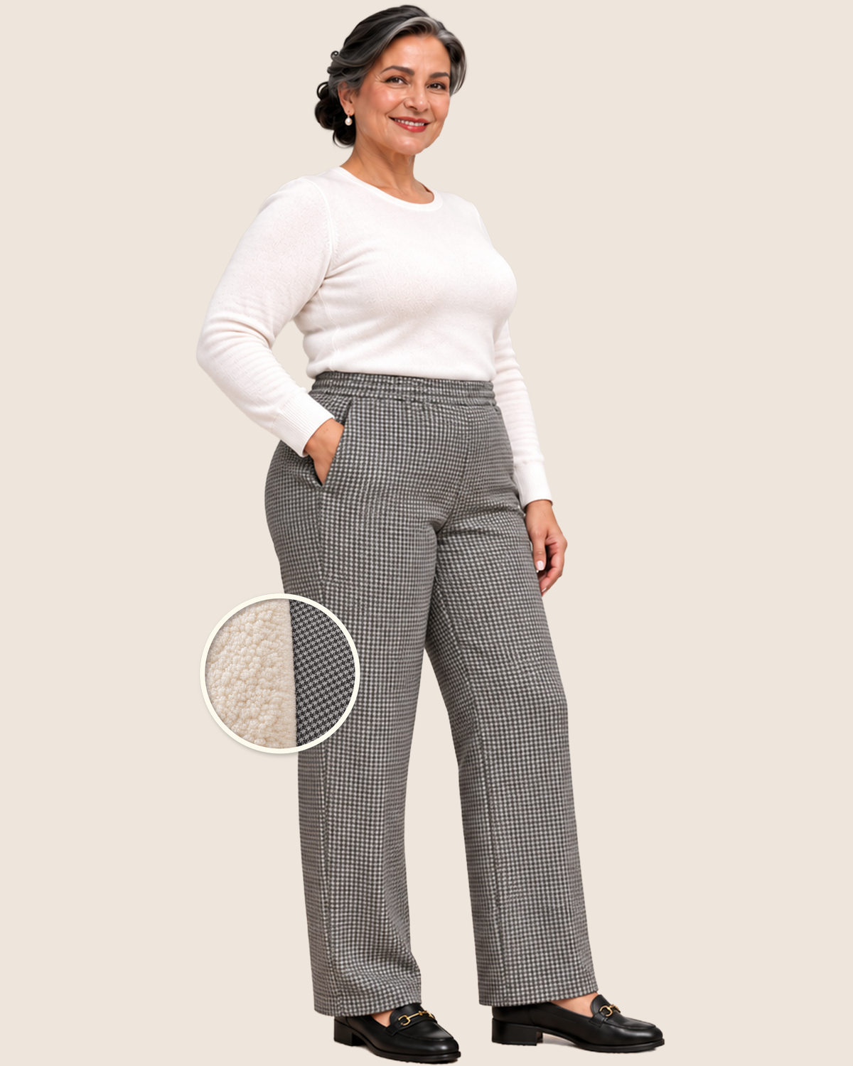Pantalón Tipo Paño Polar Mod 126