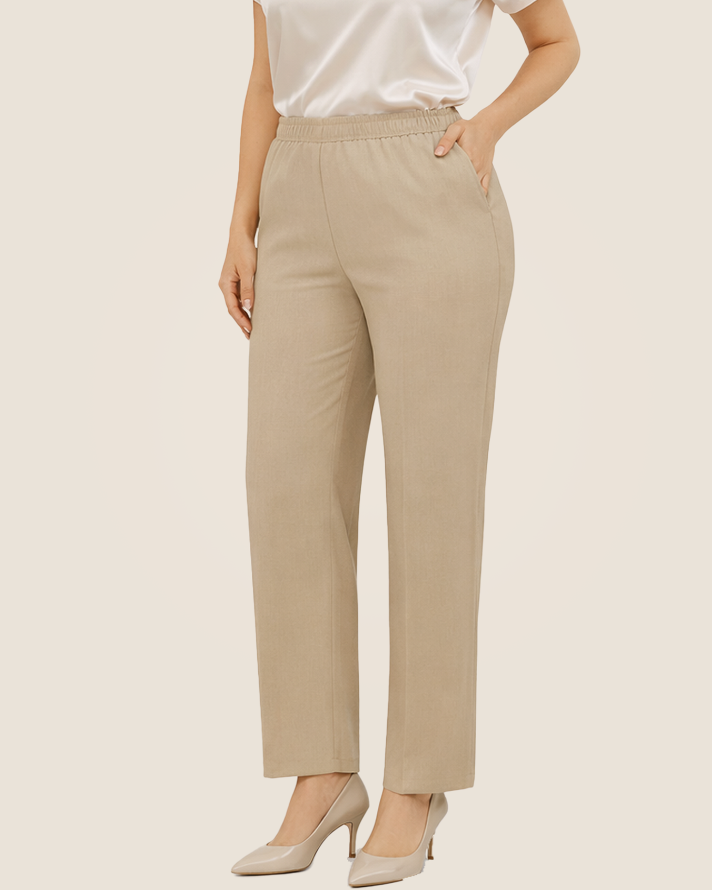 Pantalón de Vestir con resorte en cintura mod. 111