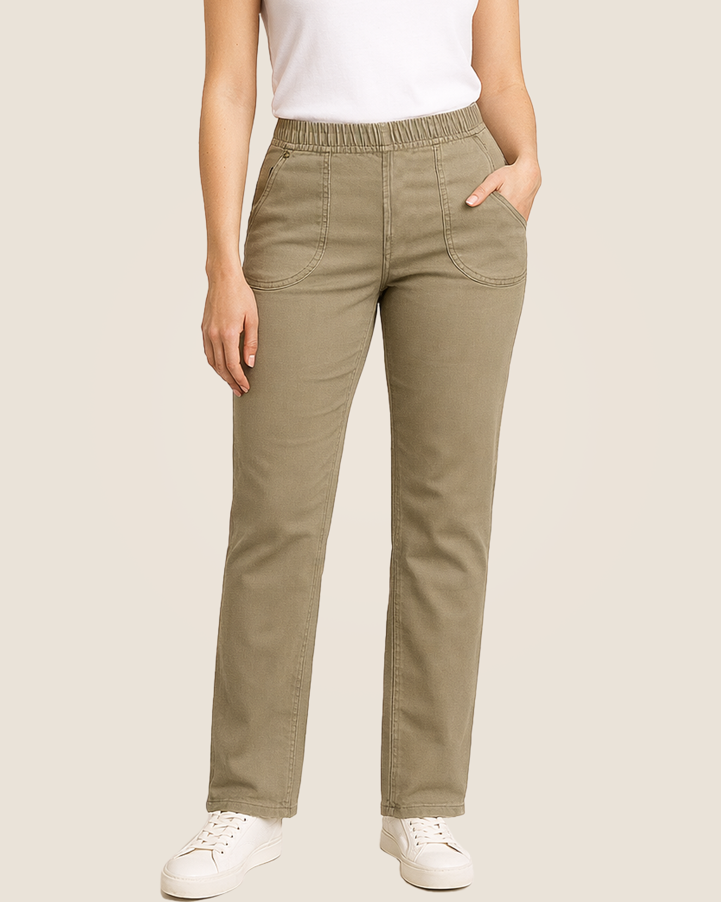 Pantalón de Gabardina Algodón Stretch  Mod. 181