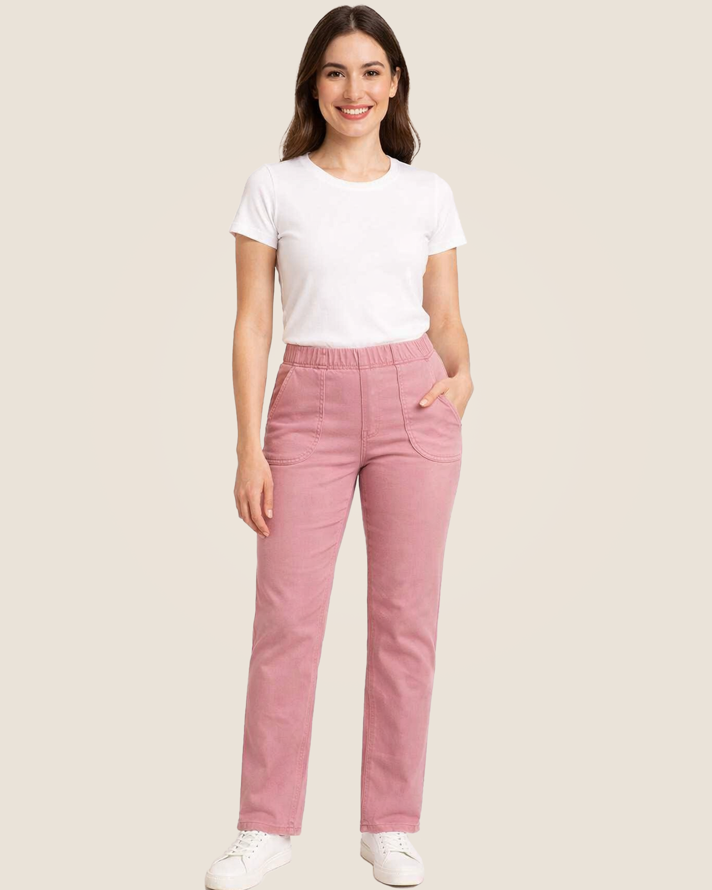 Pantalón de Gabardina Algodón Stretch  Mod. 181