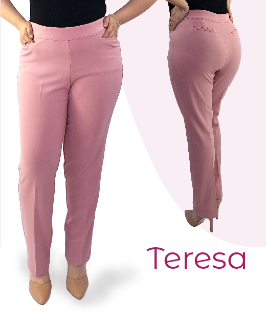 TERESA Pantalón Casual Curvy Mod. 161