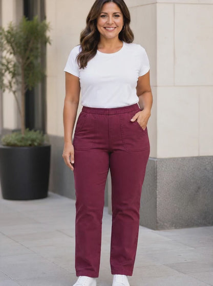 Pantalón de Gabardina Algodón Stretch  Mod. 181