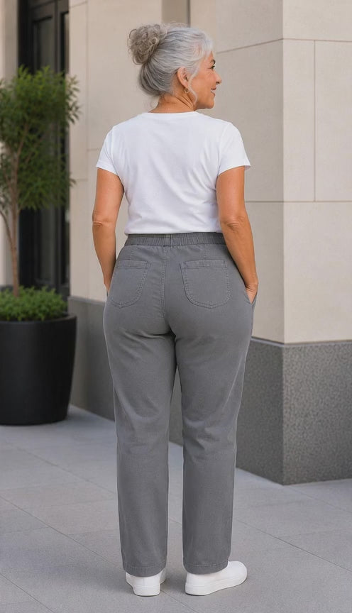 Pantalón de Gabardina Algodón Stretch  Mod. 181