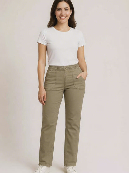 Pantalón de Gabardina Algodón Stretch  Mod. 181