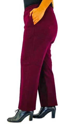 Pantalón de Punto, Calientito, con resorte en cintura, Bolsas delanteras, mod. 119
