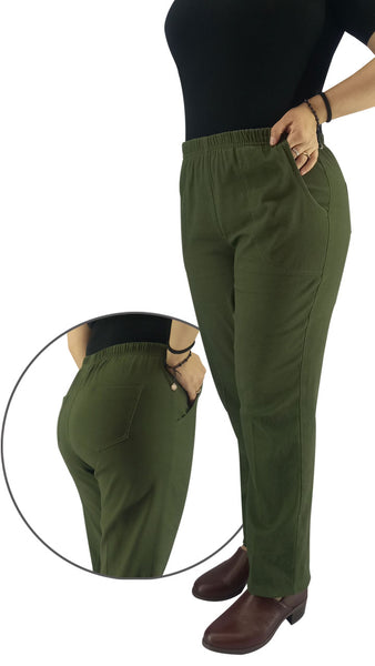 LUCY Pantalón de Gabardina Mod. 181