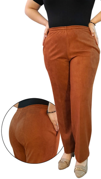 MILA Pantalón tipo Gamuza Mod. 125